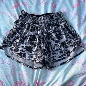 Lululemon Athletica Black and Gray Athletic Shorts